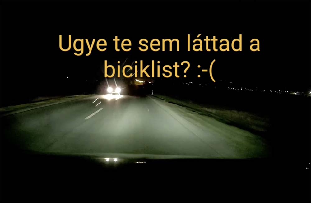 Te láttad a biciklist? – VIDEÓ