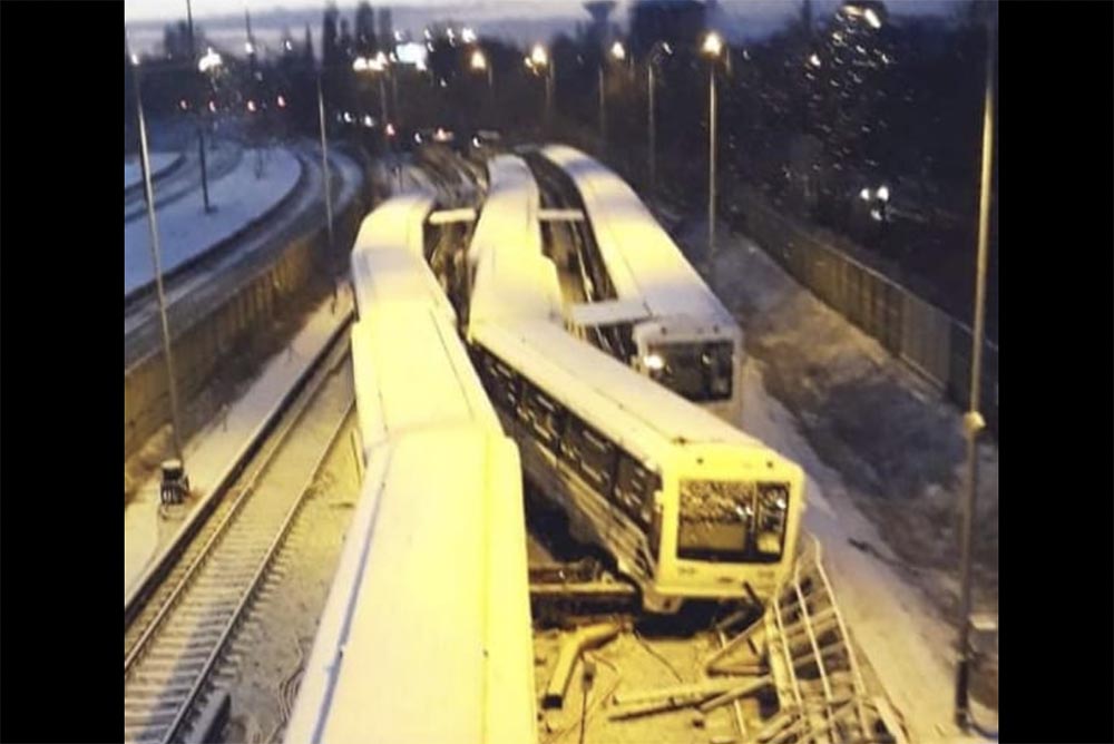 Összeütközött két metrószerelvény az M3 vonalon, Kőbánya-Kispestnél