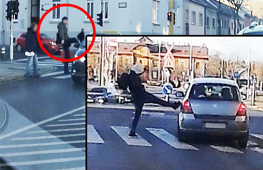 VIDEÓ: Harcias gyalogosok az utakon