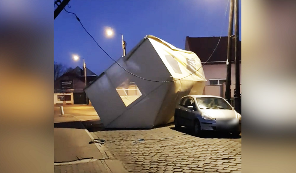 VIDEÓ: A XX. kerületben ezt művelte a szélvihar