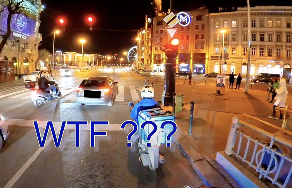 Audis,aki mindenkit meglepett a Belvárosban
