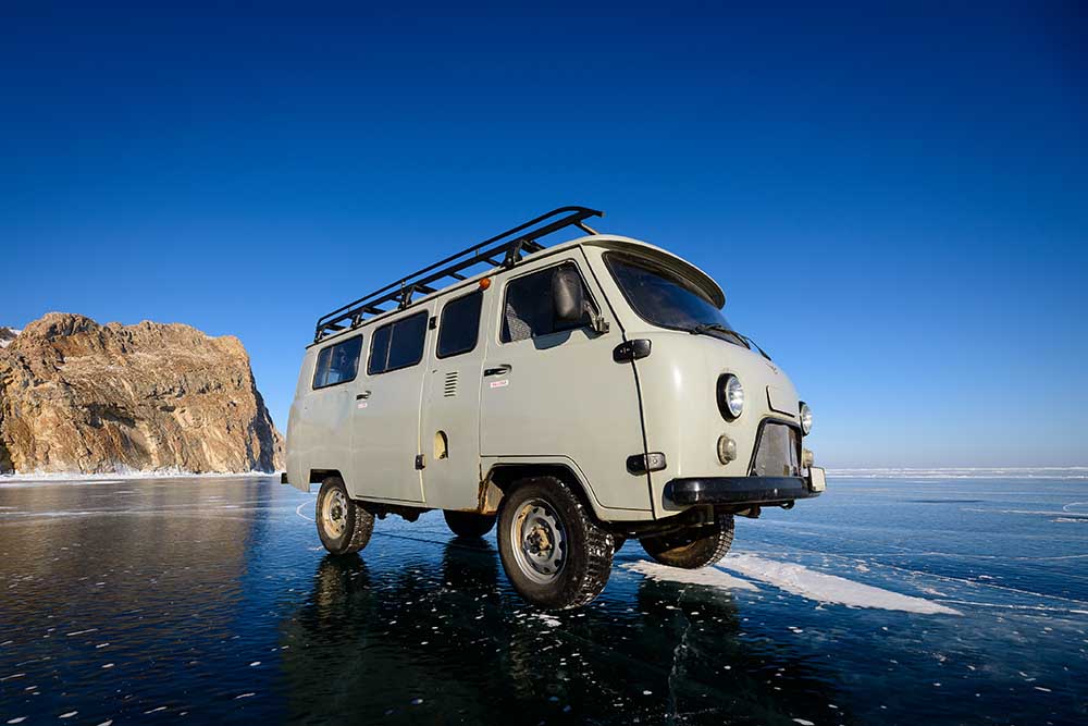 Láttál már UAZ-t jégen driftelni? – VIDEÓ