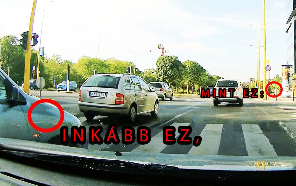 Kivédhetetlen volt az ütközés! Jobb, mintha az oszlopnak hajtott volna a kamerás autó