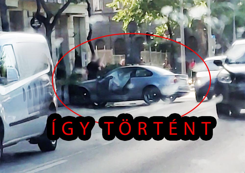 VIDEÓ: Fának hajtott, mert nem tudta uralni a lóerőket az Üllői úton