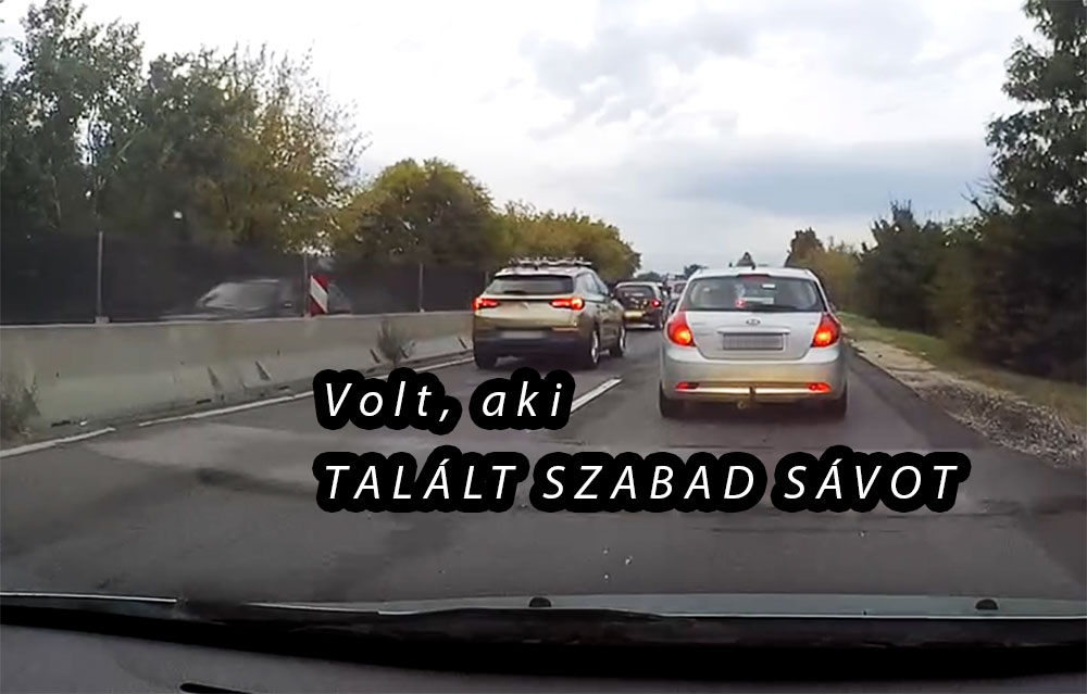 Tudott újat mutatni egy BMW-s a 11-es úton