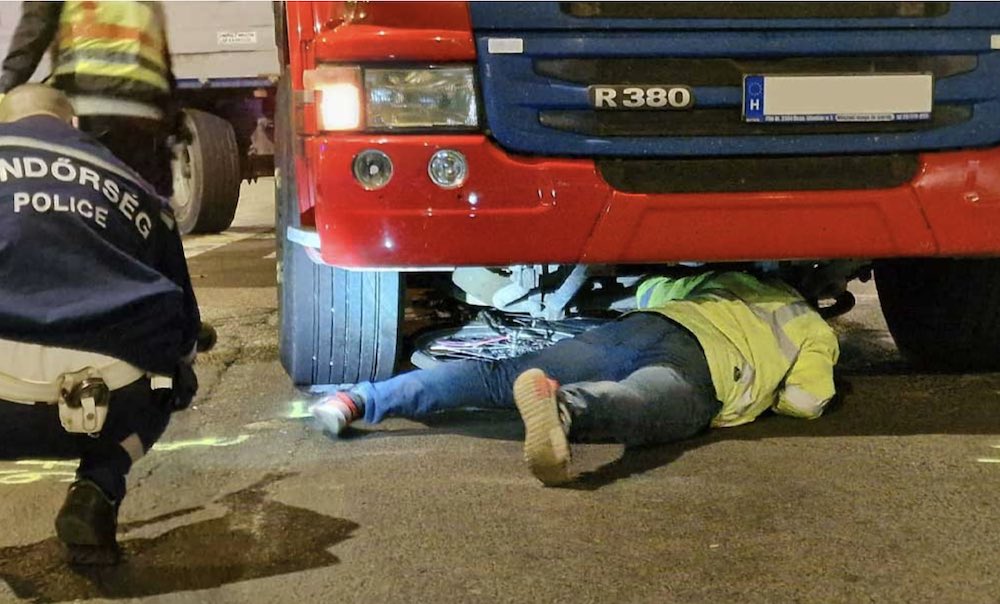 A sofőr nem vette észre az asszonyt, csak a sikoltozást hallotta