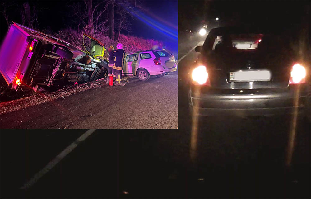 Videón a tegnapi, 31-es főúton történt baleset