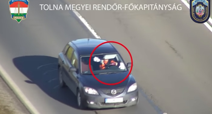 VIDEÓ: Pár óra alatt 19 szabálysértőt szúrtak ki a drón segítségével