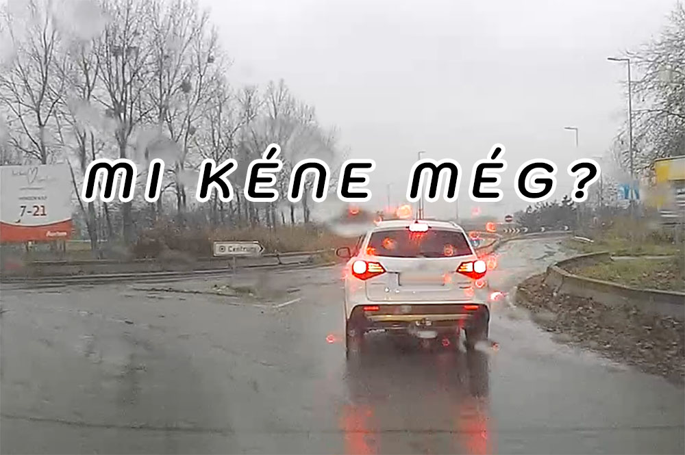 Megmagyarázhatatlan dolgot tett a Suzuki sofőrje