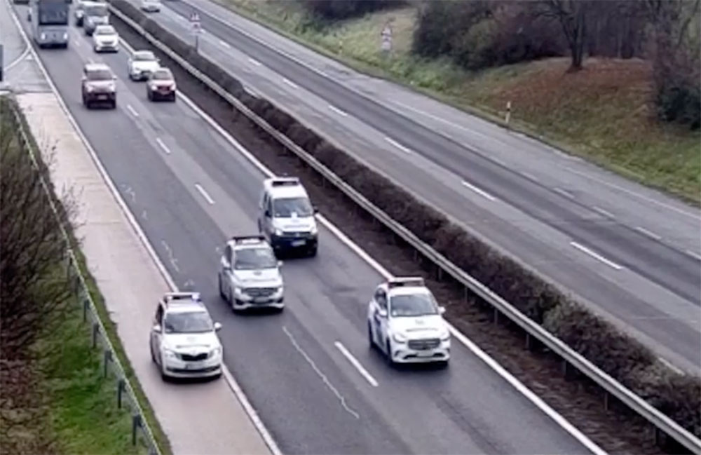 41 kilométeres üldözés volt szerdán az M1-es autópályán