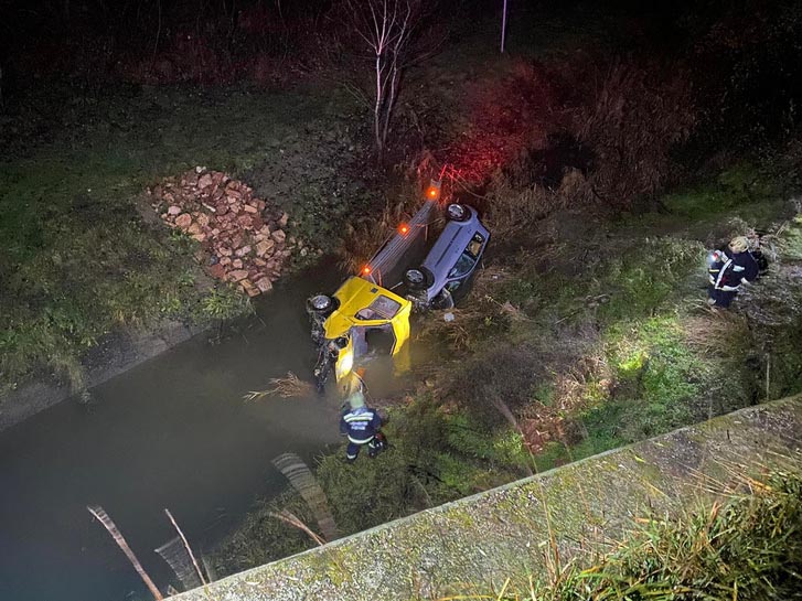 Lezuhant egy tréler az M7-es autópályáról