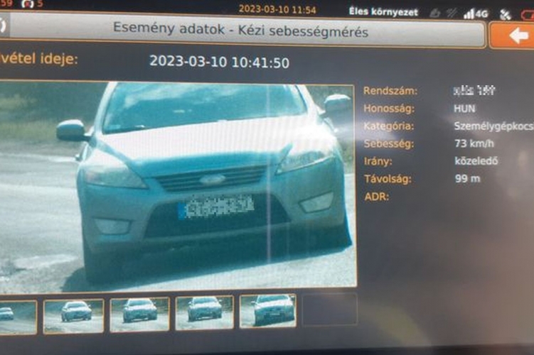 Kétszer futott bele ugyanabba a traffipaxba