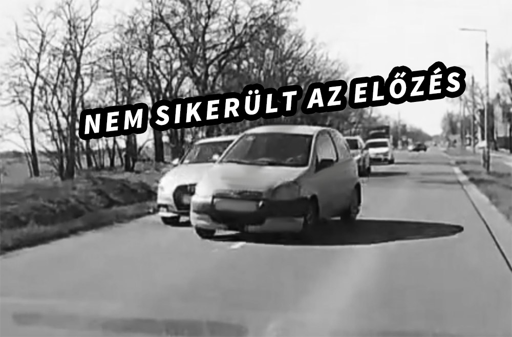 VIDEÓ: Előzés miatt történt baleset Halásztelken