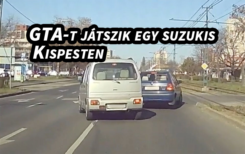Újabb felvételt kaptunk róla: Itt nekiment egy autónak, majd elhajtott
