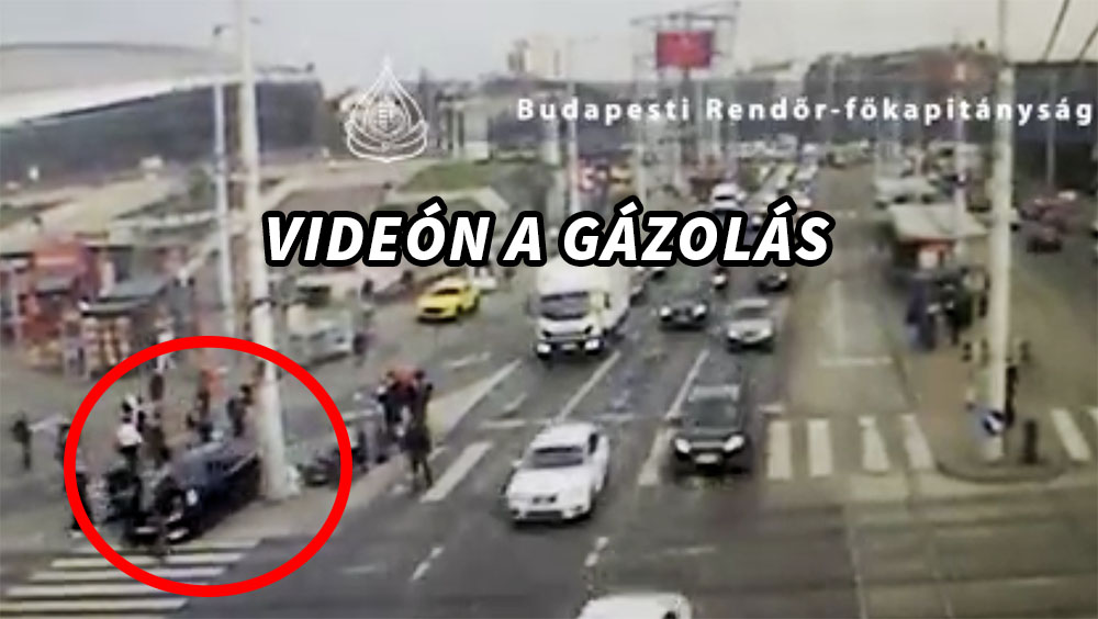 Videón a reggeli tömegbe hajtás