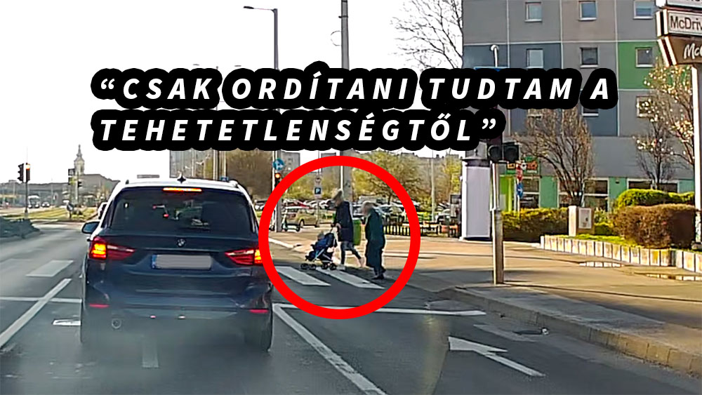 „Csak ordítani tudtam a kocsiban a tehetetlenségtől” – majdnem elsodorta a babakocsit