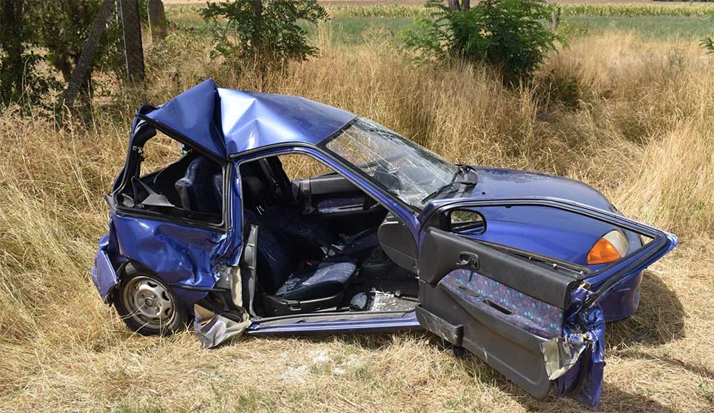 Ezt művelte egy kamion a Suzukival