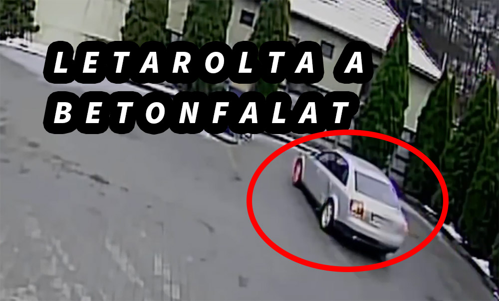 VIDEÓ: Drogos sofőr tarolta le az autómosó betonfalát Salgótarjánban