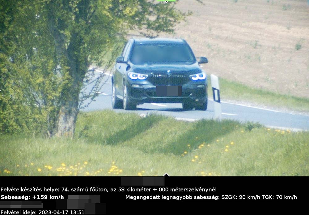 Két óra alatt háromszor mérték be az X5-ös BMW-t
