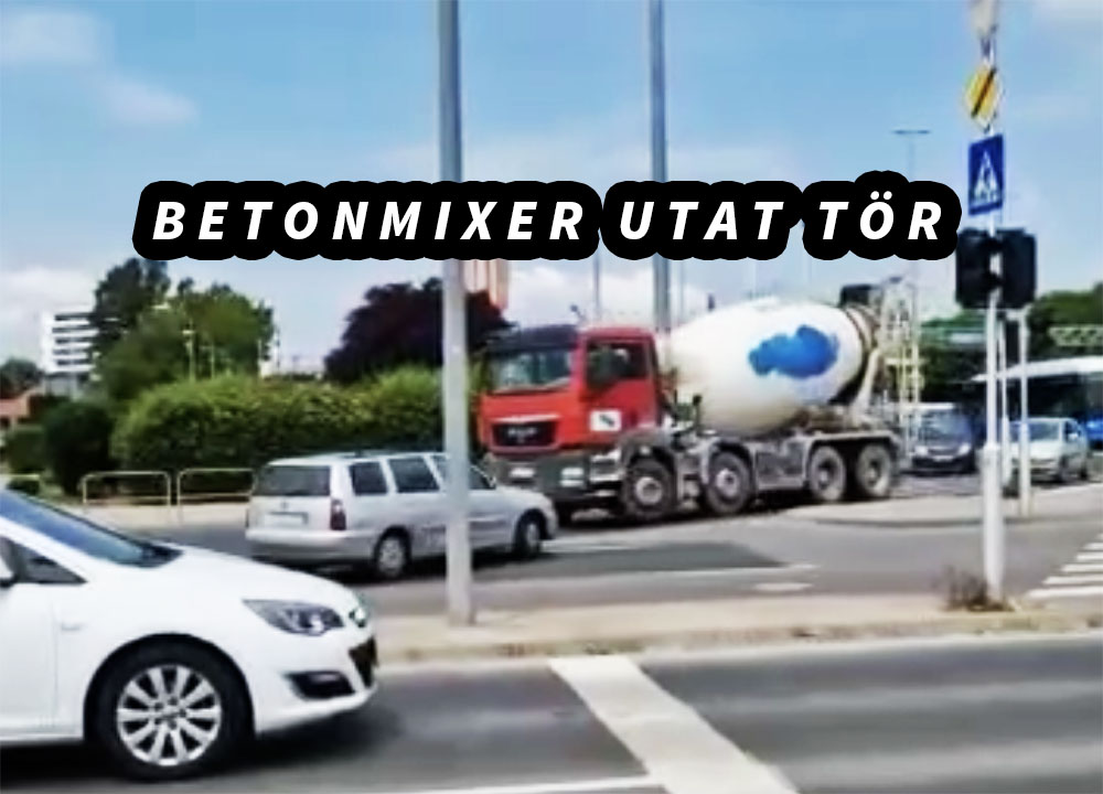 VIDEÓ: Amikor a betonmixer megmutatja a helyes irányt