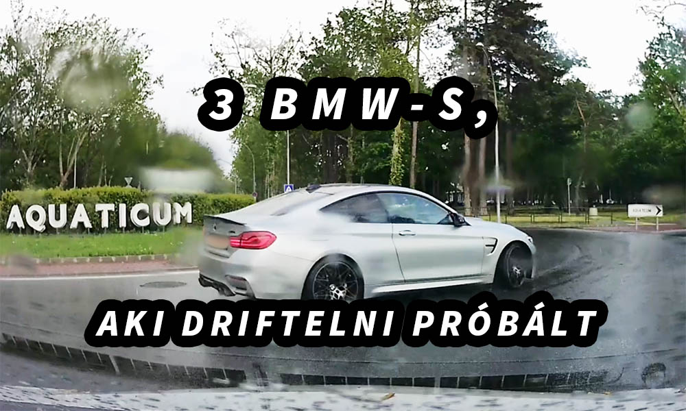 VIDEÓ: Driftelni próbáltak! Nagyobb volt az önbizalom, mint a tudás