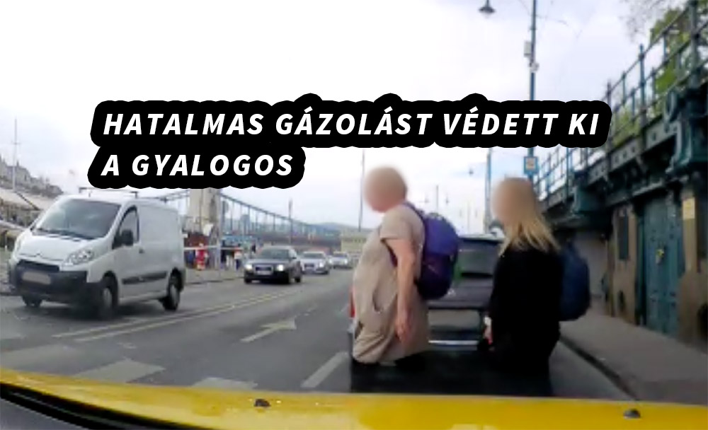 Gyalogosnak álcázott testkamerás rendőrök toppannak az autósok elé a zebrán