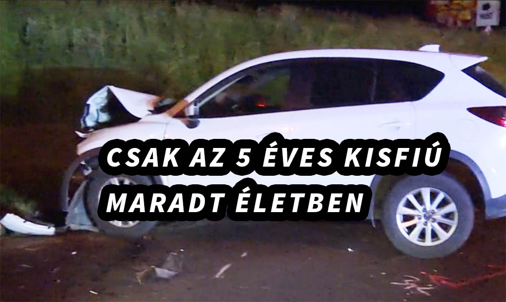 VIDEÓ: Csak az 5 éves kisfiú maradt életben a kocsiban
