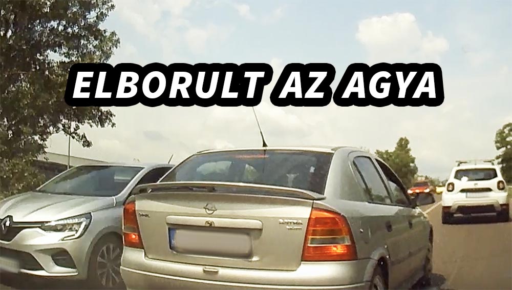 VIDEÓ: Nem engedték be a szabálytalan opelest, elborult az agya