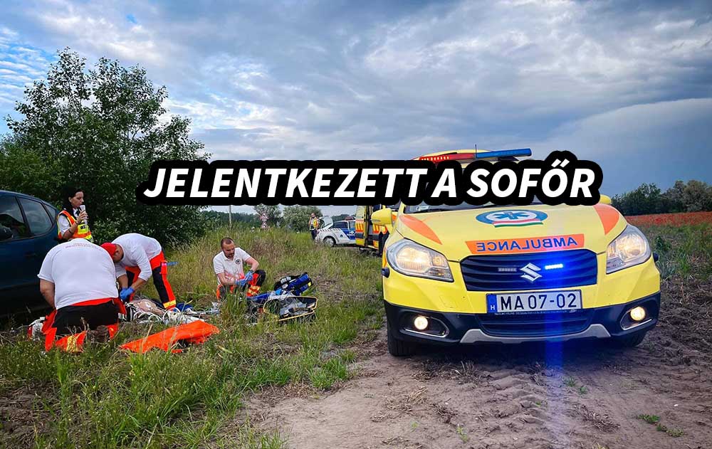 Jelentkezett a sofőr, aki a mentők kérése ellenére nem fordult vissza segíteni