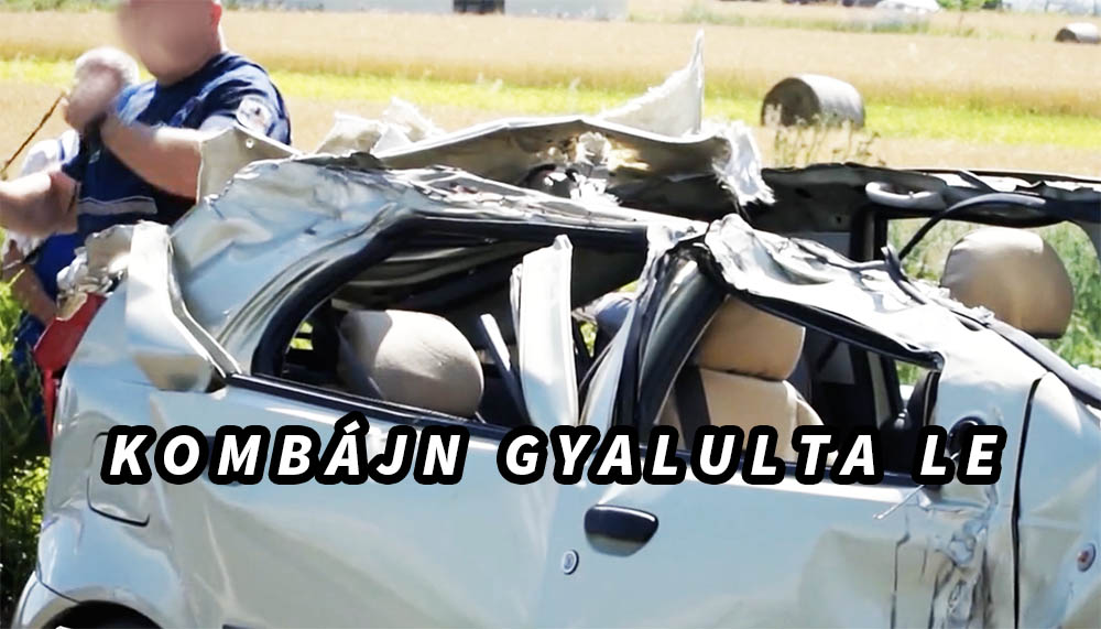 VIDEÓ: Legyalulta egy kombájn, a második születésnapját ünnepli egy nő