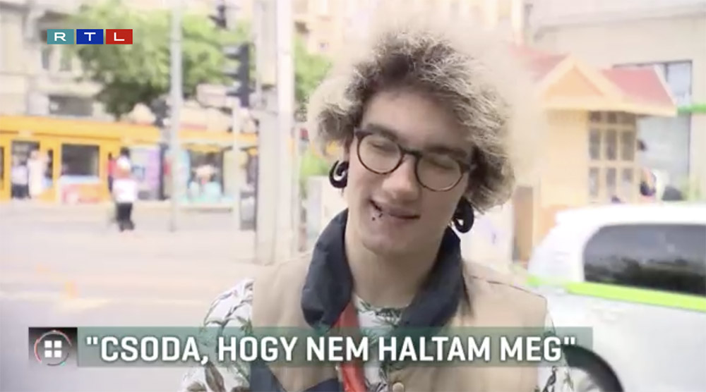 VIDEÓ: Megszólalt balesete után a Margit hídon elütött motoros futár: Csoda, hogy nem haltam meg