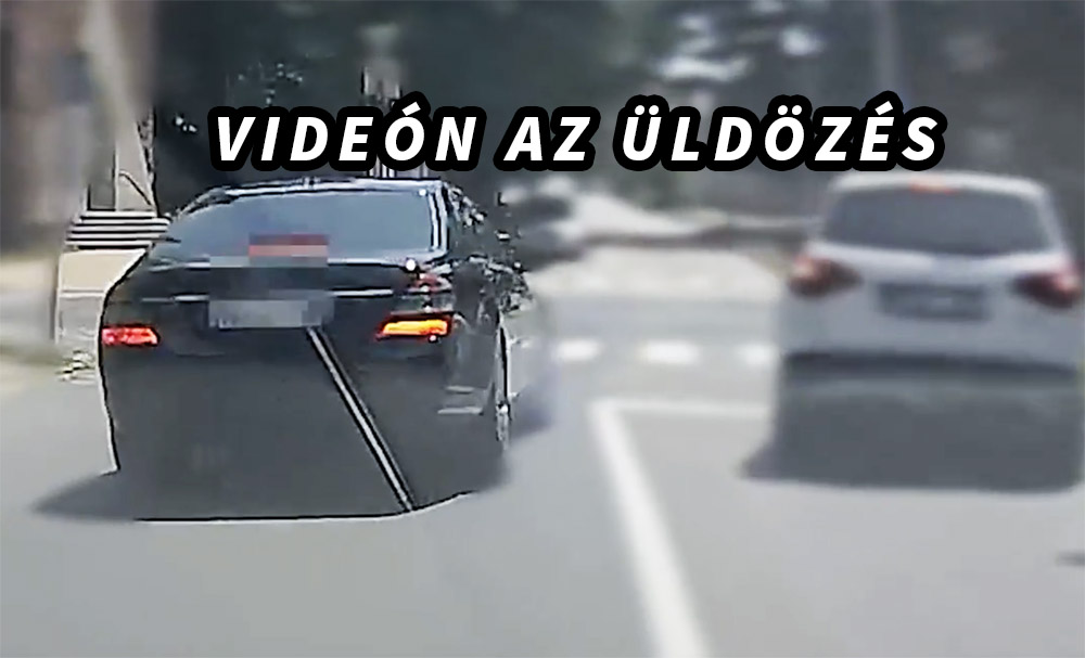 VIDEÓ: Bedrogozva menekült egy vezetéstől eltiltott ámokfutó a rendőrök elöl
