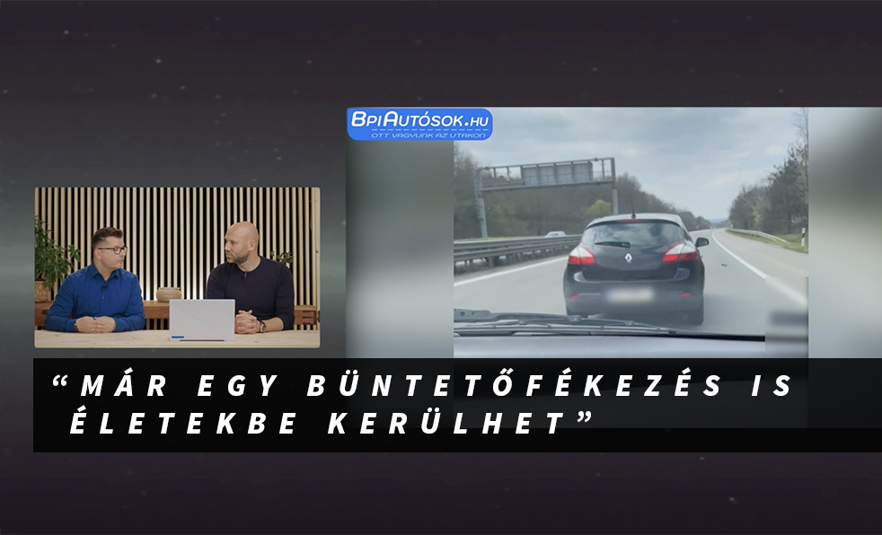 VIDEÓ: Az életedbe is kerülhet, ha nem figyelsz az úton!