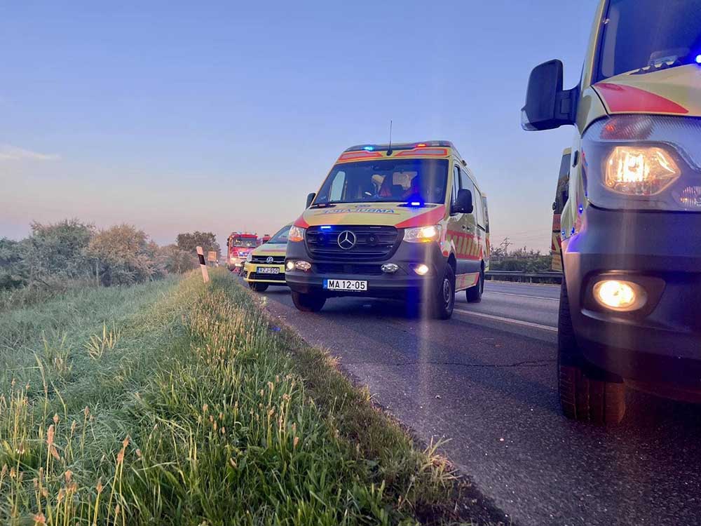 Nagyon durva balesetet okozott egy darázs Veszprém vármegyében
