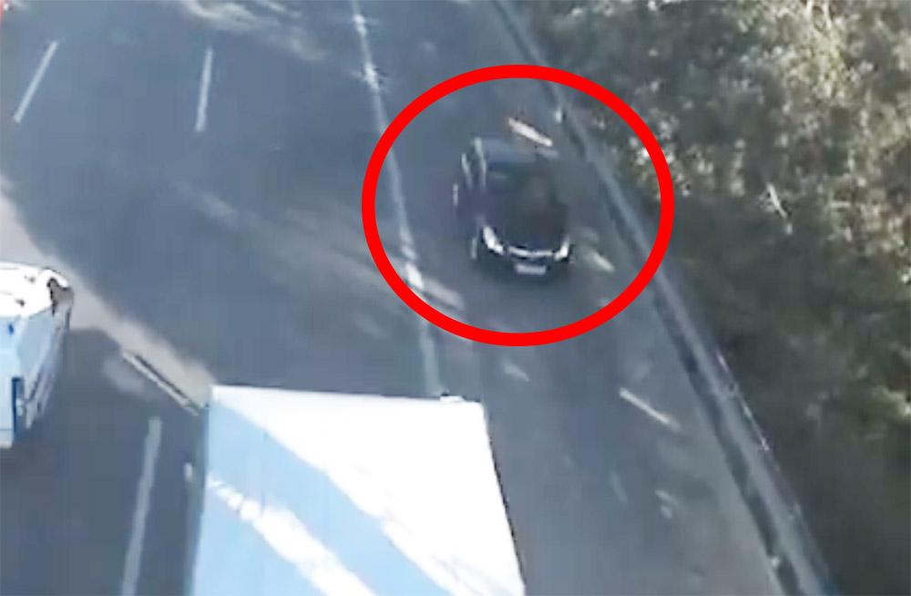 VIDEÓ: Nem tudja, hogy szemből hogyan került fel a gyorsforgalmi útra. Csepelre indult