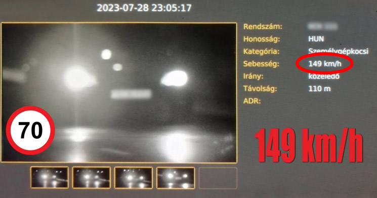 Árpád híd: 242 jármű sebességét ellenőrizték – Íme a két legdurvább gyorshajtó