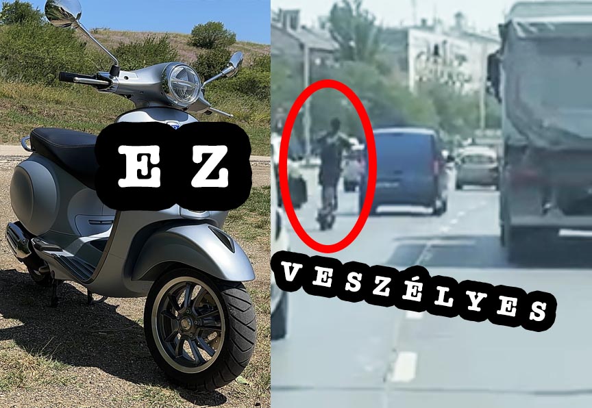 VIDEÓ: Megállított a rendőr. Végetek, rendszám nélküli 125-ösök!