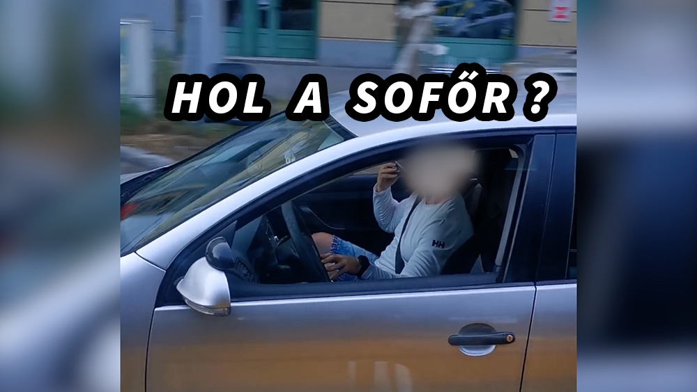 VIDEÓ: A kormány mögött nem ült senki, az autó mégis suhant