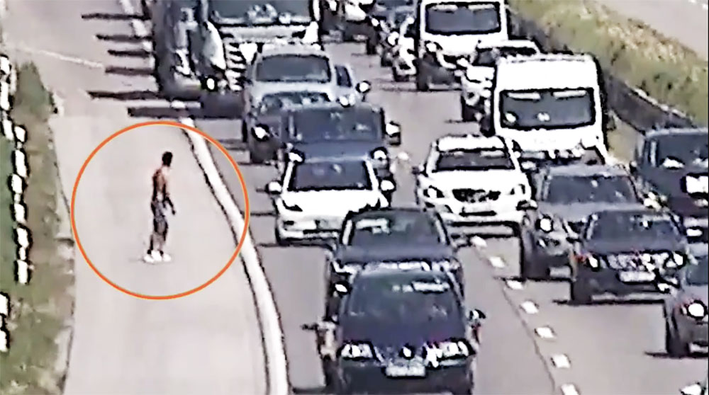 VIDEÓ: Eljárás indult az M1-en történt pisilés ügyében