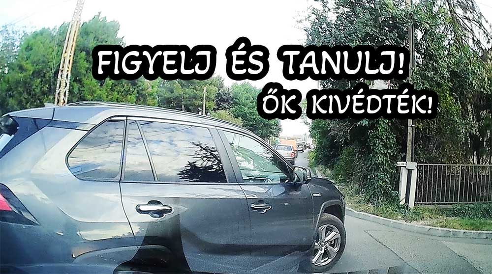 VIDEÓ: Ők azok, akik kivédték! El sem hitték, hogy nem történt ütközés
