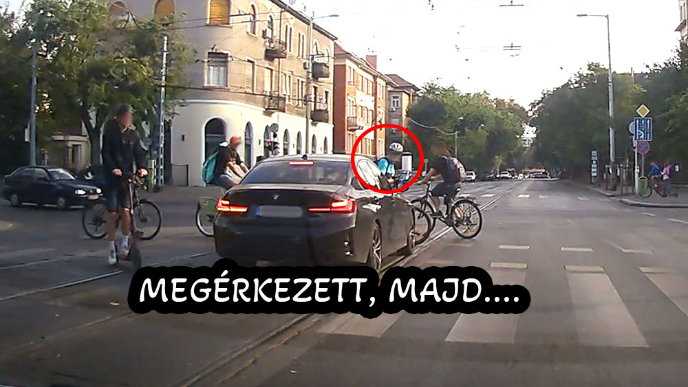 A BMW sofőrje megérkezett az emberek közé, majd folytatta ámokfutását