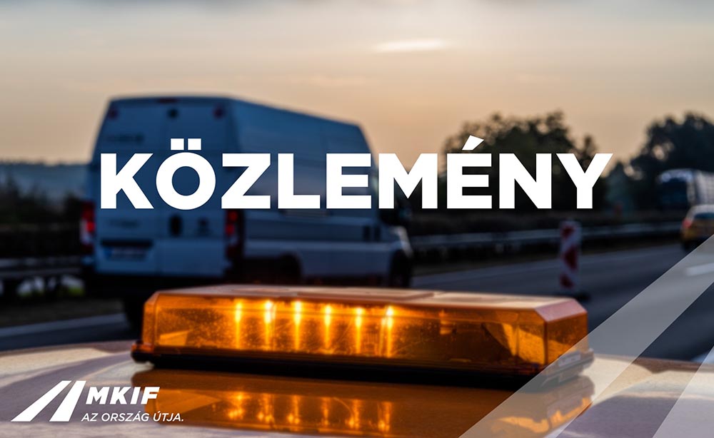 Teljes pályazár lesz ma az M1-es autópályán