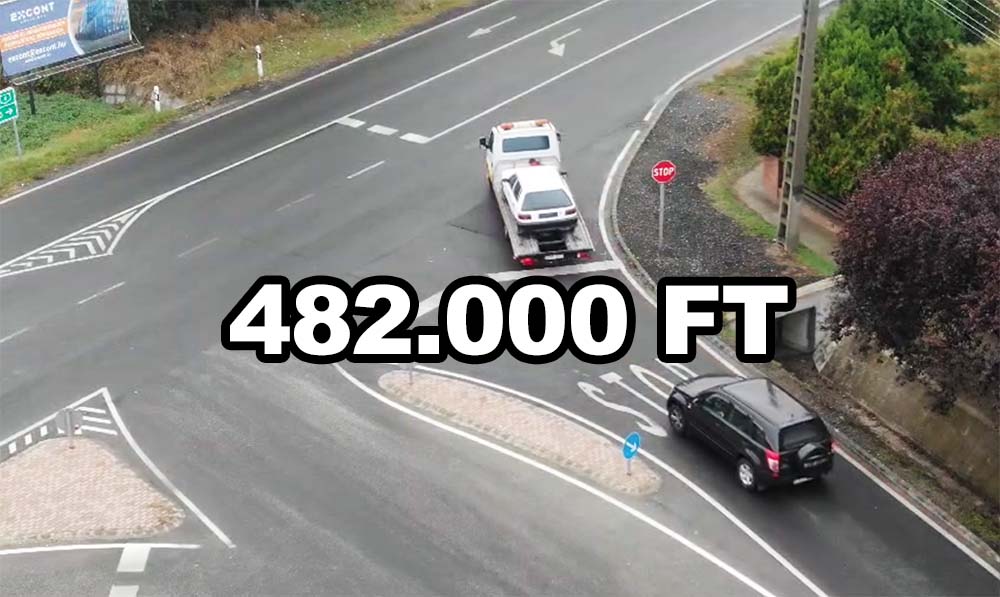 482 ezer forintot kaszált 4 óra alatt egy kereszteződést figyelő drón