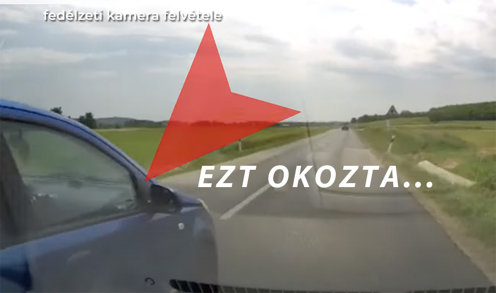 VIDEÓ: Hatalmas balesetet okozott a friss jogosítvánnyal rendelkező autós
