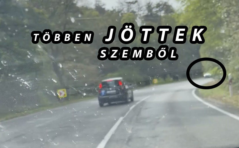 VIDEÓ: Elképesztő, amit a 73-as főúton művelt egy autós. Csoda, hogy nem történt frontális ütközés