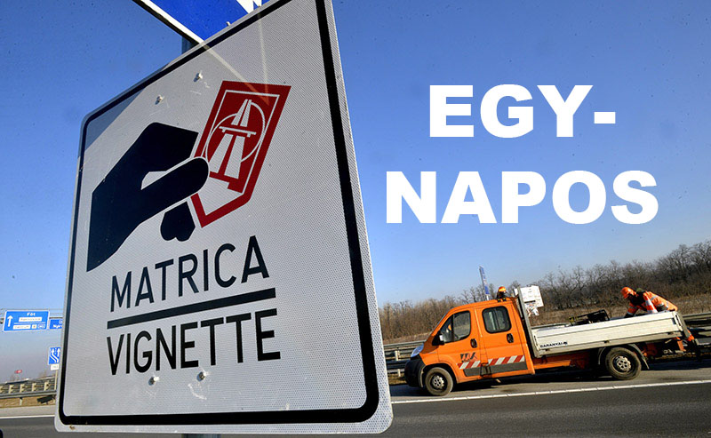 Április 1-től lehet napi e-matricát vásárolni, motorra kedvezményes áron lehet majd megvenni az új típusú jogosultságot
