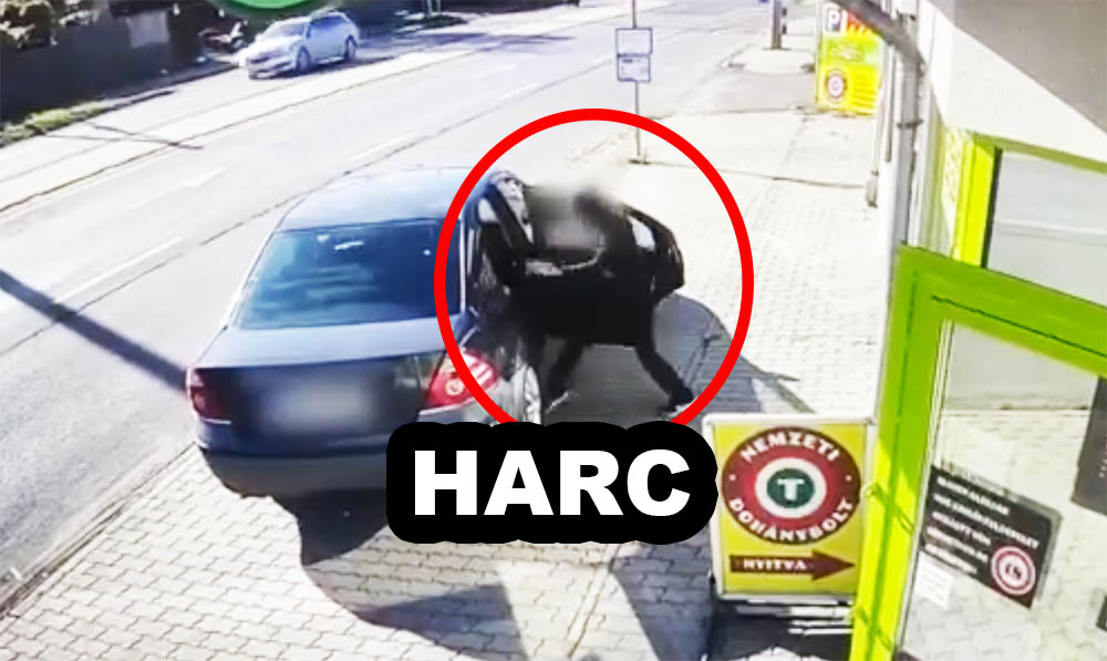 Kirabolták a Nemzetit. Az eladót a kocsiból próbálták kirugdosni a menekülő tolvajok – VIDEÓ