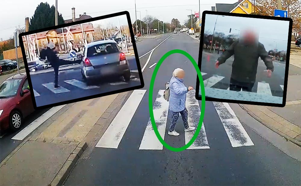 Jófej gyalogos, extrákkal! Miatta pláne érdemes megállni a zebránál