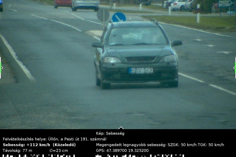 600 sebességtúllépés – 50 helyett a 128 km/h nem volt olcsó
