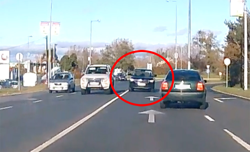 „Az őrült SUV-os” – címmel kaptuk a videót
